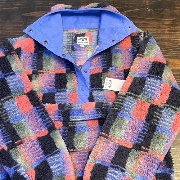 Billabong Switchback Pullover Half Snap Sherpa Fleece - Picture 5 of 10